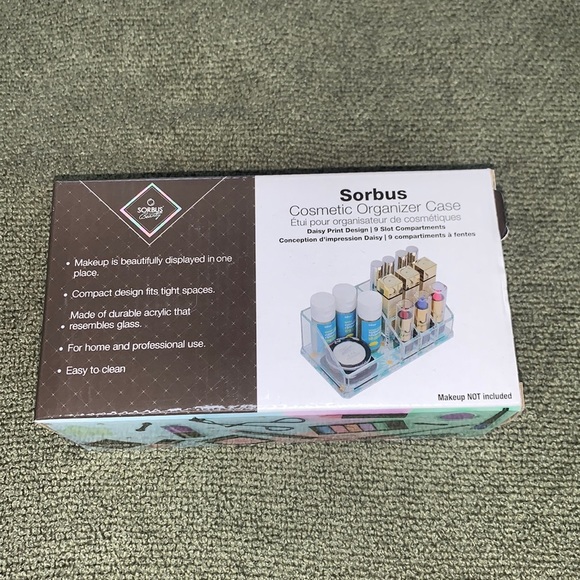 Sorbus Mini Organizer With 9 Slots- Daisy Print - Picture 2 of 9